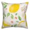 Spring Lemon Pattern 18" x 18" Throw Pillow
